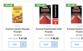 Alba Mart mobile app interface screenshots